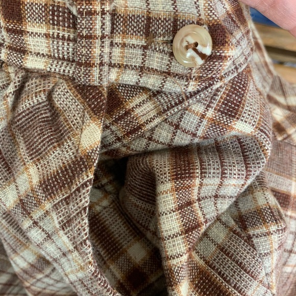 Checkered red white and blue shorts pockets - Picture 5 of 8